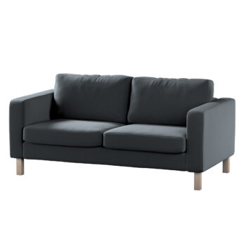 Poťah na sedačku Karlstad (nerozkladací, 2-miestny, krátky), grafitová, 165 x 89 x 64 cm, Ingrid, 705-43