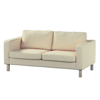 Poťah na sedačku Karlstad (nerozkladací, 2-miestny, krátky), krémová, 165 x 89 x 64 cm, Chenille, 161-39