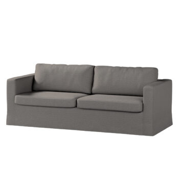 Poťah na sedačku Karlstad (nerozkladáci, 3-miestný, dlhý), grafitová, 224 x 89 x 64 cm, Edinburg, 115-77