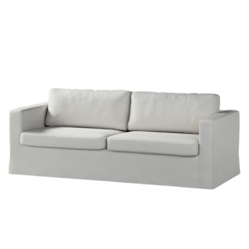 Poťah na sedačku Karlstad (nerozkladáci, 3-miestný, dlhý), svetlo - šedá, 224 x 89 x 64 cm, Etna, 705-90