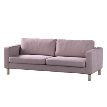 Poťah na sedačku Karlstad (rozkladací, 3-miestny, krátky), Gammelrosa, 224 x 89 x 64 cm, Velvet, 704-14
