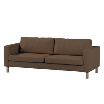 Poťah na sedačku Karlstad (rozkladací, 3-miestny, krátky), mocca, 224 x 89 x 64 cm, Cotton Panama, 702-02