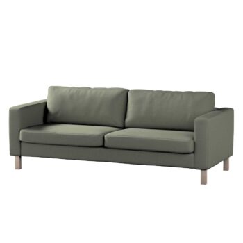 Poťah na sedačku Karlstad (rozkladací, 3-miestny, krátky), svetlá khaki, 224 x 89 x 64 cm, Living 2, 161-11