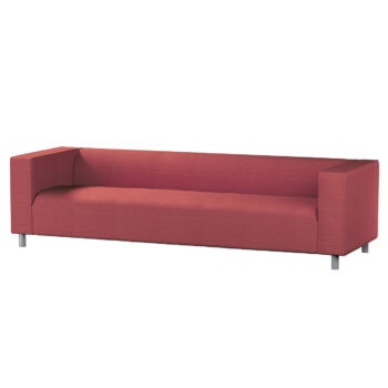 Poťah na sedačku Klippan (pre 4 osoby), červená, Poťah na sedačku Klippan pre 4 osoby, Chenille, 162-05