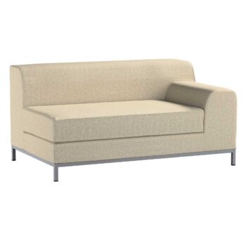 Poťah na sedačku Kramfors (pravostranná, pre 2 osoby), šedo - béžový šenil, Poťah na sedačku Kramfors - pravostranná, pre 2 osoby, City, 704-80