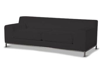 Poťah na sedačku Kramfors (pre 3 osoby), grafitová, Poťah na sedačku Kramfors - pre 3 osoby, Cotton Panama, 702-08