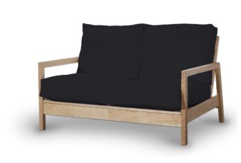 Poťah na sedačku Lillberg (nerozkladacia, pre 2 osoby), čierna, Poťah na sedačku Lillberg - pre 2 osoby, Etna, 705-00