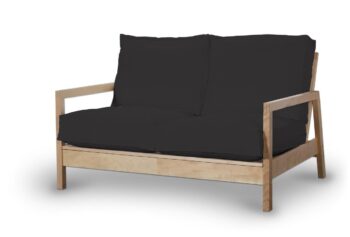 Poťah na sedačku Lillberg (nerozkladacia, pre 2 osoby), grafitová, Poťah na sedačku Lillberg - pre 2 osoby, Cotton Panama, 702-08