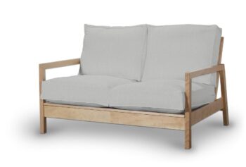 Poťah na sedačku Lillberg (nerozkladacia, pre 2 osoby), sivá, Poťah na sedačku Lillberg - pre 2 osoby, Chenille, 702-23