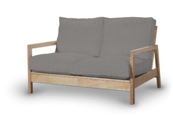 Poťah na sedačku Lillberg (nerozkladacia, pre 2 osoby), sivá, Poťah na sedačku Lillberg - pre 2 osoby, Edinburg, 115-81