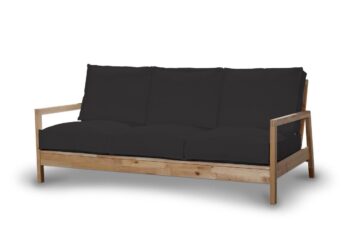 Poťah na sedačku Lillberg (nerozkladacia, pre 3 osoby), grafitová, Poťah na sedačka Lillberg - pre 3 osoby, Cotton Panama, 702-08