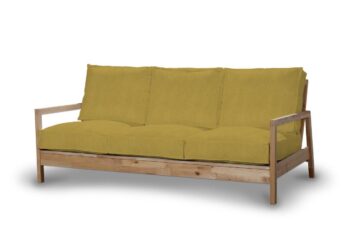 Poťah na sedačku Lillberg (nerozkladacia, pre 3 osoby), horčicový šenil, Poťah na sedačka Lillberg - pre 3 osoby, Etna, 705-04