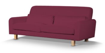 Poťah na sedačku Nikkala krátky, slivková, Poťah na sedačku Nikkala, Cotton Panama, 702-32
