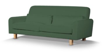 Poťah na sedačku Nikkala krátky, zelená, Poťah na sedačku Nikkala, Cotton Panama, 702-06