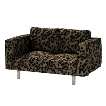 Poťah na sedačku Norsborg (pre 2 osoby), béžová a čierna, Poťah na sedačku Norsborg (pre 2 osoby), Living 2, 162-11