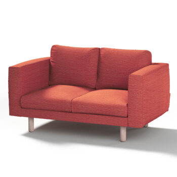 Poťah na sedačku Norsborg (pre 2 osoby), červená, Poťah na sedačku Norsborg (pre 2 osoby), Chenille, 162-05