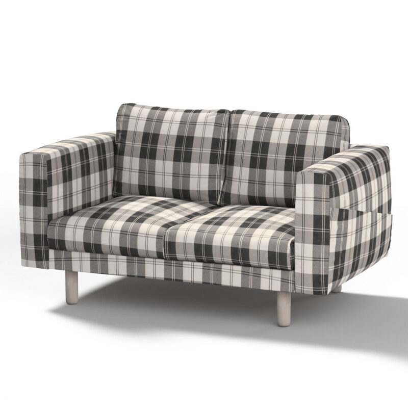 Poťah na sedačku Norsborg (pre 2 osoby), čierno - biele káro, Poťah na sedačku Norsborg (pre 2 osoby), Edinburg, 115-74 Poťah na sedačku Norsborg (pre 2 osoby), čierno - biele káro, Poťah na sedačku Norsborg (pre 2 osoby), Edinburg, 115-74