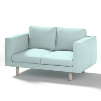 Poťah na sedačku Norsborg (pre 2 osoby), pastelovo belasá, Poťah na sedačku Norsborg (pre 2 osoby), Cotton Panama, 702-10