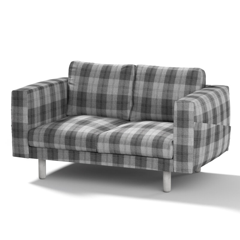 Poťah na sedačku Norsborg (pre 2 osoby), sivo - grafitové káro, Poťah na sedačku Norsborg (pre 2 osoby), Edinburg, 115-75 Poťah na sedačku Norsborg (pre 2 osoby), sivo - grafitové káro, Poťah na sedačku Norsborg (pre 2 osoby), Edinburg, 115-75