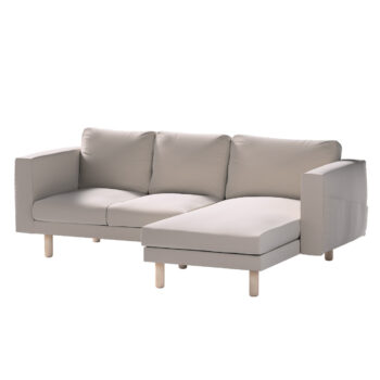 Poťah na sedačku Norsborg s ležadlom - 3 os., béžová, 231 x 88/157 x 85 cm, Ingrid, 705-44