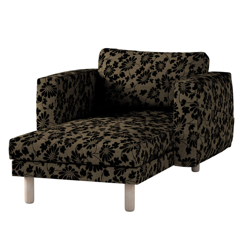 Poťah na sedačku Norsborg s podrúčkami, béžová a čierna, Poťah na sedačku Norsborg s podrúčkami, Living 2, 162-11 Poťah na sedačku Norsborg s podrúčkami, béžová a čierna, Poťah na sedačku Norsborg s podrúčkami, Living 2, 162-11