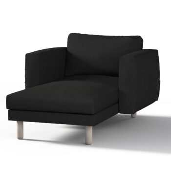 Poťah na sedačku Norsborg s podrúčkami, čierna, Poťah na sedačku Norsborg s podrúčkami, Etna, 705-00