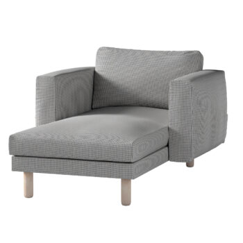 Poťah na sedačku Norsborg s podrúčkami, čierna a béžová, Poťah na sedačku Norsborg s podrúčkami, Living 2, 162-24