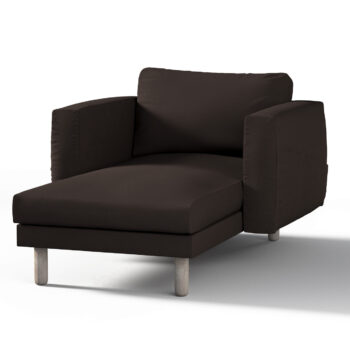 Poťah na sedačku Norsborg s podrúčkami, čokoládová, Poťah na sedačku Norsborg s podrúčkami, Cotton Panama, 702-03