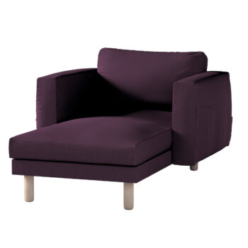 Poťah na sedačku Norsborg s podrúčkami, fialová, Poťah na sedačku Norsborg s podrúčkami, Living, 161-35