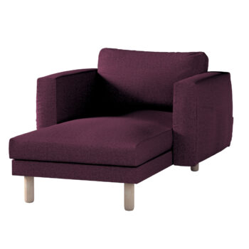 Poťah na sedačku Norsborg s podrúčkami, fialová, Poťah na sedačku Norsborg s podrúčkami, Living, 161-38