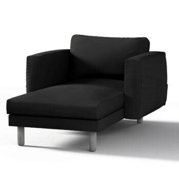 Poťah na sedačku Norsborg s podrúčkami, grafitová, Poťah na sedačku Norsborg s podrúčkami, Cotton Panama, 702-08