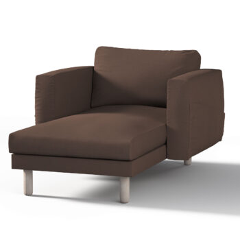 Poťah na sedačku Norsborg s podrúčkami, hnedá, Poťah na sedačku Norsborg s podrúčkami, Etna, 705-08