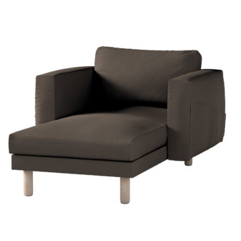 Poťah na sedačku Norsborg s podrúčkami, hnedá , Poťah na sedačku Norsborg s podrúčkami, Manchester, 701-37