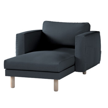 Poťah na sedačku Norsborg s podrúčkami, modrá, Poťah na sedačku Norsborg s podrúčkami, Etna, 705-30