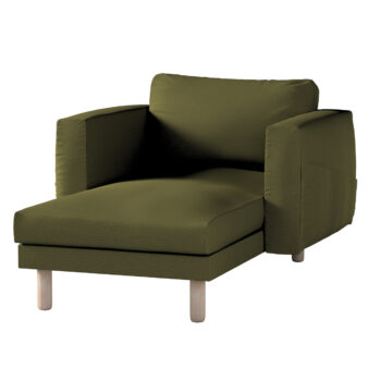 Poťah na sedačku Norsborg s podrúčkami, olivovo zelená, Poťah na sedačku Norsborg s podrúčkami, Etna, 161-26