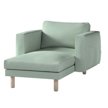 Poťah na sedačku Norsborg s podrúčkami, pastelová modrá, Poťah na sedačku Norsborg s podrúčkami, Madrid, 161-61