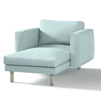 Poťah na sedačku Norsborg s podrúčkami, pastelovo belasá, Poťah na sedačku Norsborg s podrúčkami, Cotton Panama, 702-10