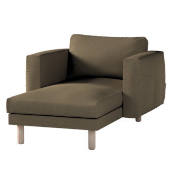 Poťah na sedačku Norsborg s podrúčkami, šedohnedá, Poťah na sedačku Norsborg s podrúčkami, Living, 161-51