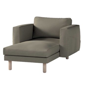 Poťah na sedačku Norsborg s podrúčkami, šedohnedá melanž, Poťah na sedačku Norsborg s podrúčkami, Living, 105-44