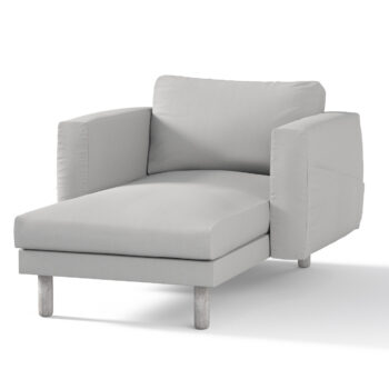 Poťah na sedačku Norsborg s podrúčkami, sivá, Poťah na sedačku Norsborg s podrúčkami, Chenille, 702-23