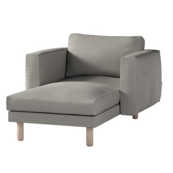 Poťah na sedačku Norsborg s podrúčkami, sivá ženilka, Poťah na sedačku Norsborg s podrúčkami, Madrid, 161-57