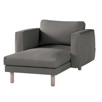 Poťah na sedačku Norsborg s podrúčkami, sivý melanž, Poťah na sedačku Norsborg s podrúčkami, Living 2, 161-15