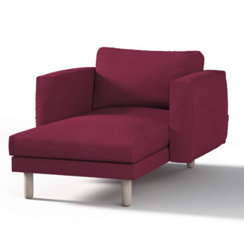 Poťah na sedačku Norsborg s podrúčkami, slivková, Poťah na sedačku Norsborg s podrúčkami, Cotton Panama, 702-32