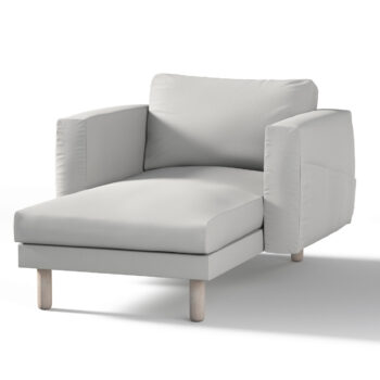 Poťah na sedačku Norsborg s podrúčkami, svetlo - šedá, Poťah na sedačku Norsborg s podrúčkami, Etna, 705-90