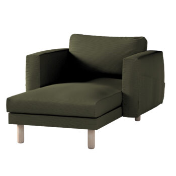Poťah na sedačku Norsborg s podrúčkami, temná olivová, Poťah na sedačku Norsborg s podrúčkami, Manchester, 701-35