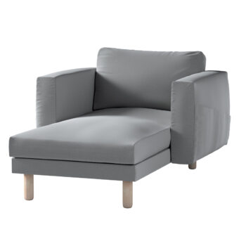 Poťah na sedačku Norsborg s podrúčkami, tmavo - sivá, Poťah na sedačku Norsborg s podrúčkami, Ingrid, 705-42