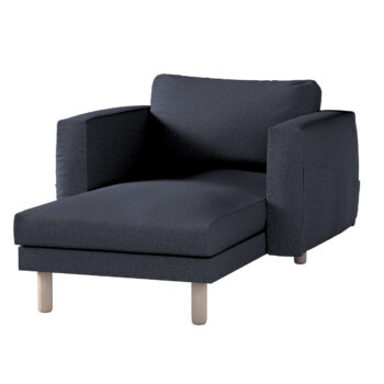 Poťah na sedačku Norsborg s podrúčkami, tmavomodrý melanž, Poťah na sedačku Norsborg s podrúčkami, Madrid, 162-30