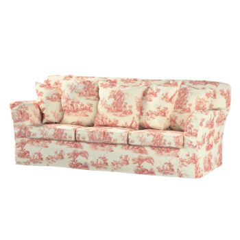 Poťah na sedačku Tomelilla (pre 3 osoby), bordový vzor na svetlobéžovom podklade, Poťah na sedačku Tomelilla - pre 3 osoby, Avinon, 132-15