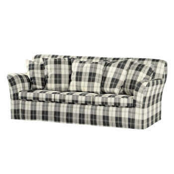 Poťah na sedačku Tomelilla (pre 3 osoby), čierno - biele káro, Poťah na sedačku Tomelilla - pre 3 osoby, Edinburg, 115-74