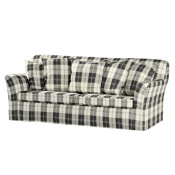 Poťah na sedačku Tomelilla (rozkladacia), čierno - biele káro, Poťah na sedačku Tomelilla - rozkladacia, Edinburg, 115-74